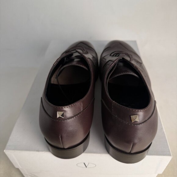 Valentino Garavani  Men\'s Brown Star Oxford - EU size 42, US size 9 main image 5